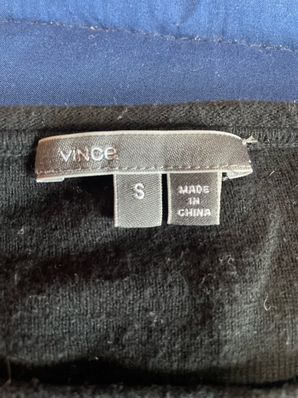 Vince. Cotton Classic Solid Crewneck Top Women's Size Small Gray/Black Lot Of 2 - Picture 9 of 13